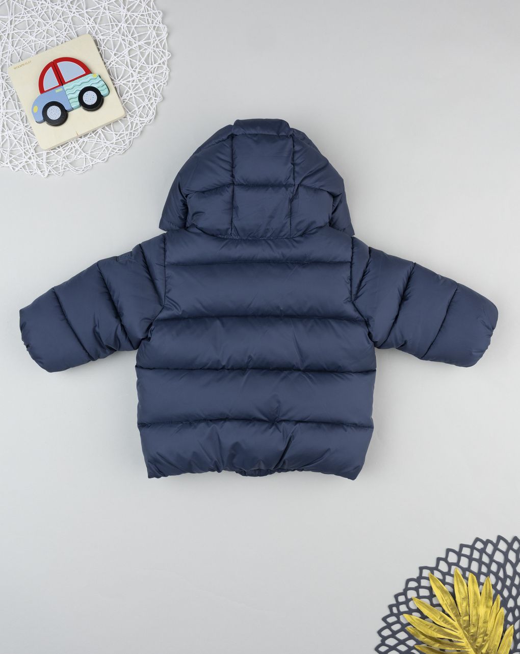 βρεφικό μπουφάν puffer μπλε για αγόρι - Prénatal