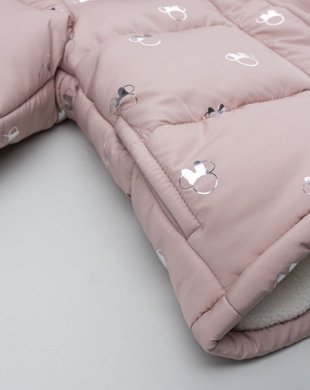 βρεφικό μπουφάν puffer ροζ minnie για κορίτσι - Prénatal
