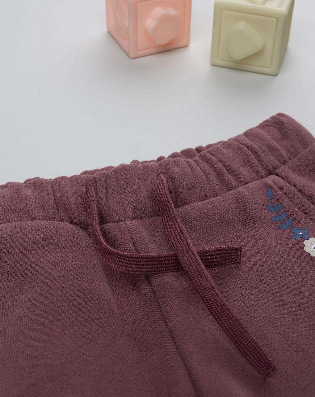 παιδικό παντελόνι φόρμας σάπιο μήλο με λουλούδια για κορίτσι - Prénatal