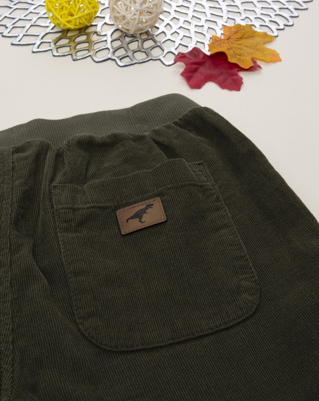 παιδικό παντελόνι χακί dino για αγόρι - Prénatal