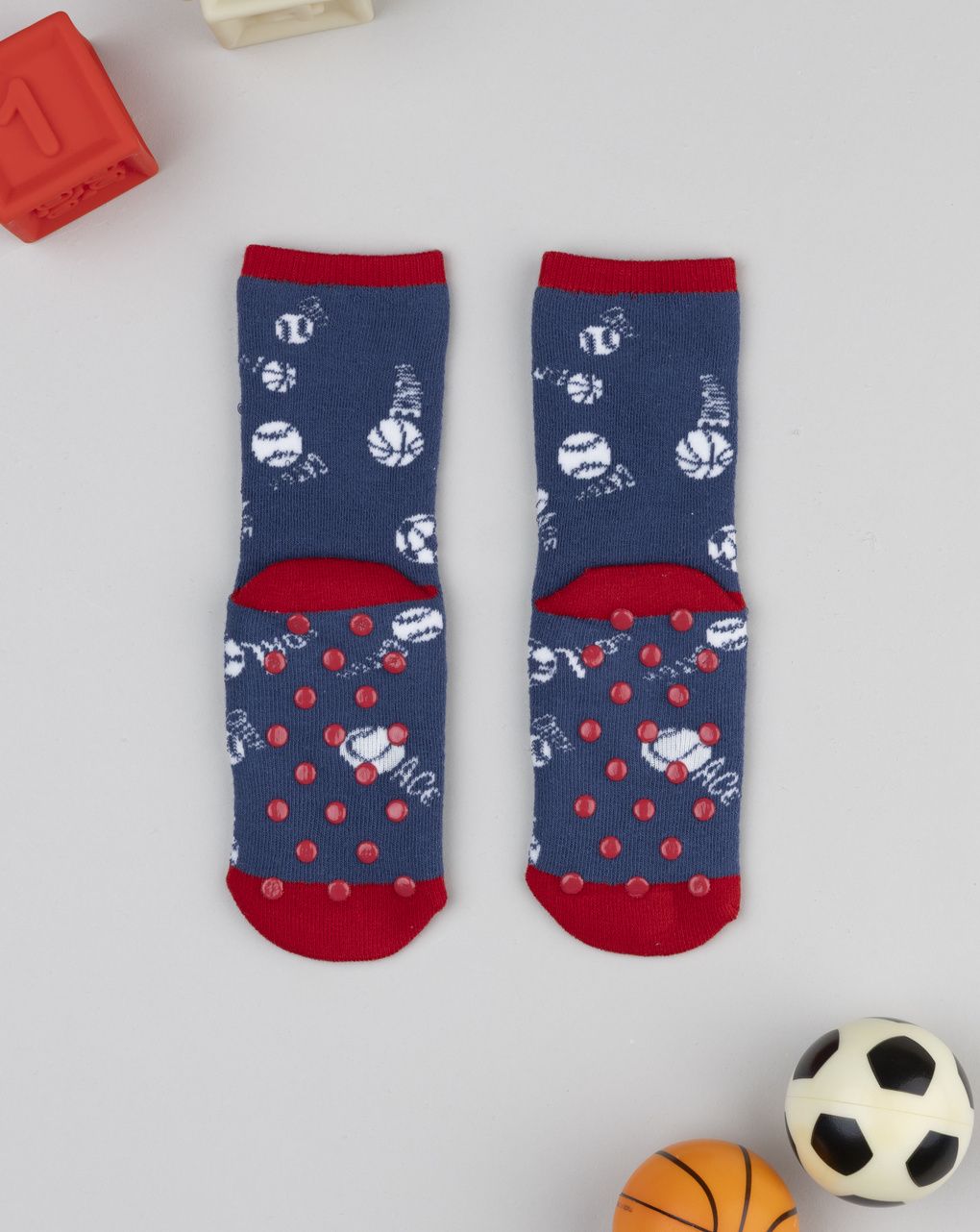 παιδικές αντιολισθητικές κάλτσες sports για αγόρι - Prénatal