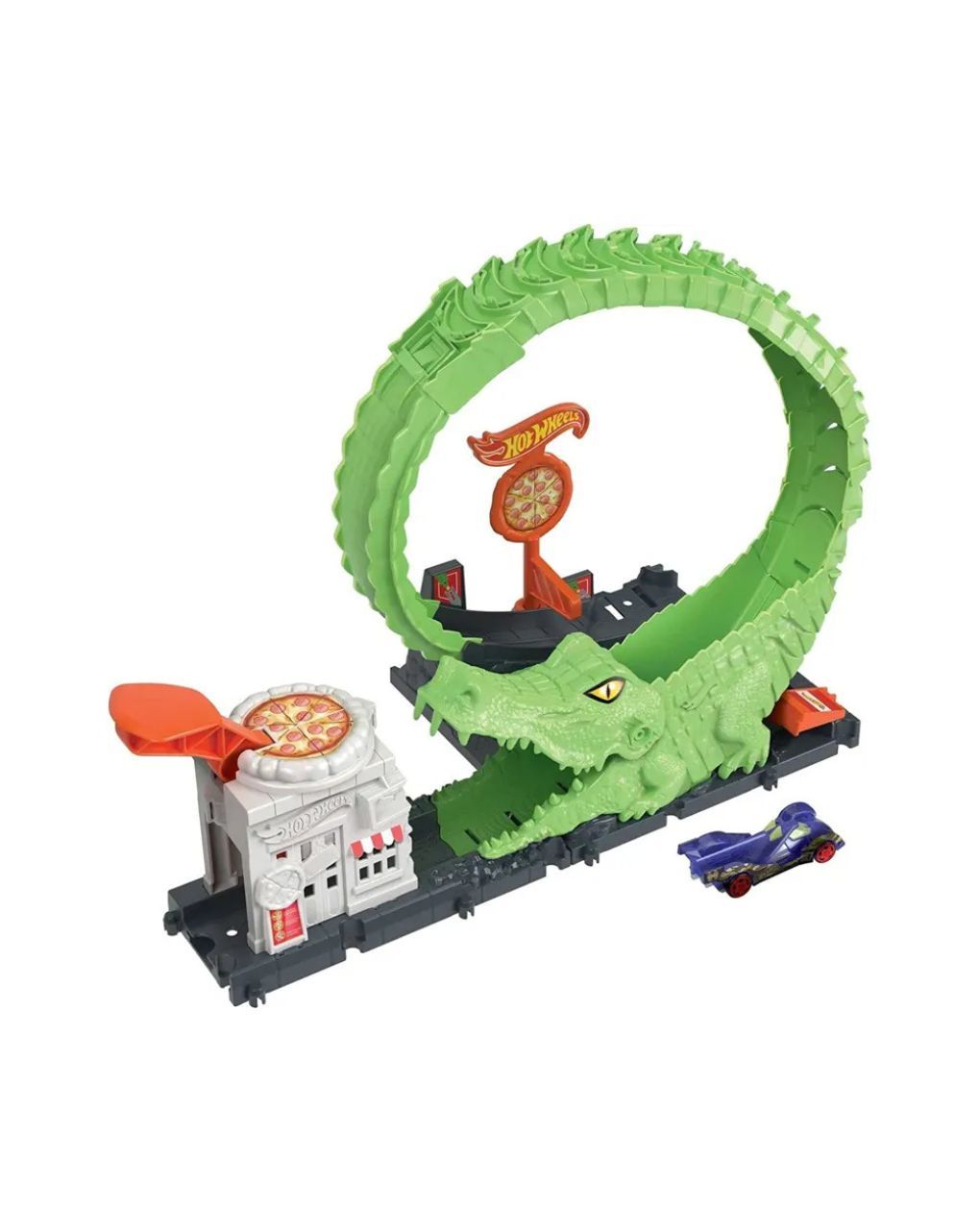 Mattel hot wheels πίστες city με θηρία hdr29 (σχέδια) - Hot wheels