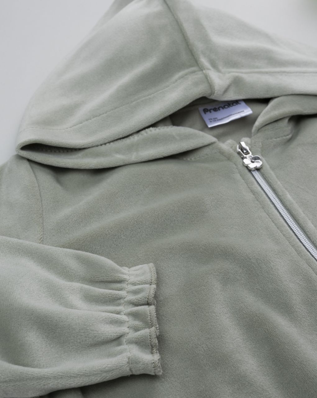 βρεφική ζακέτα σενίλ λαδί like για κορίτσι - Prénatal