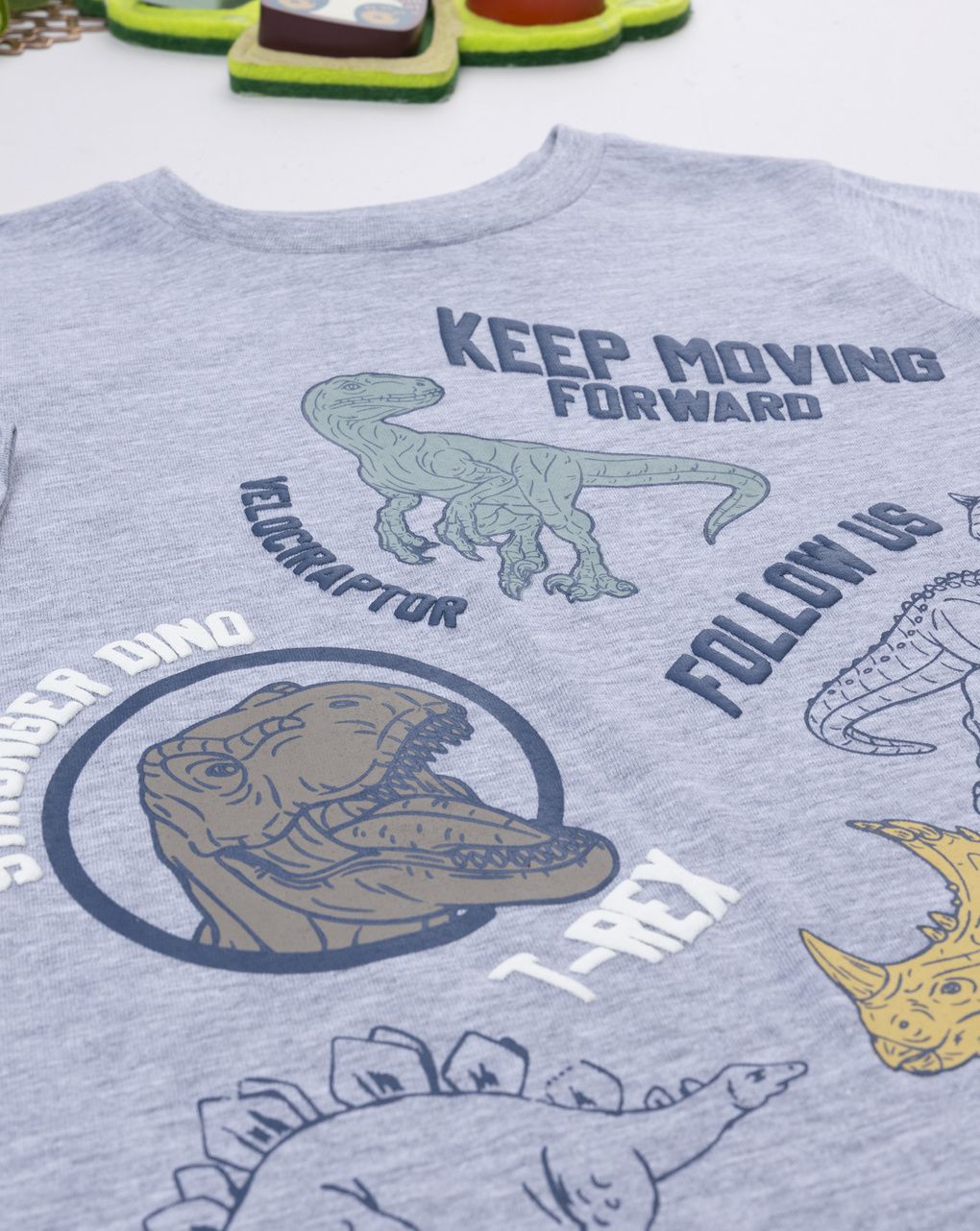 παιδική μπλούζα γκρι dinos για αγόρι - Prénatal