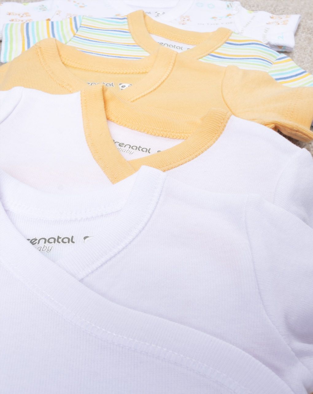 βρεφικά κορμάκια πακέτο x5 με ζωάκια για αγόρι - Prénatal