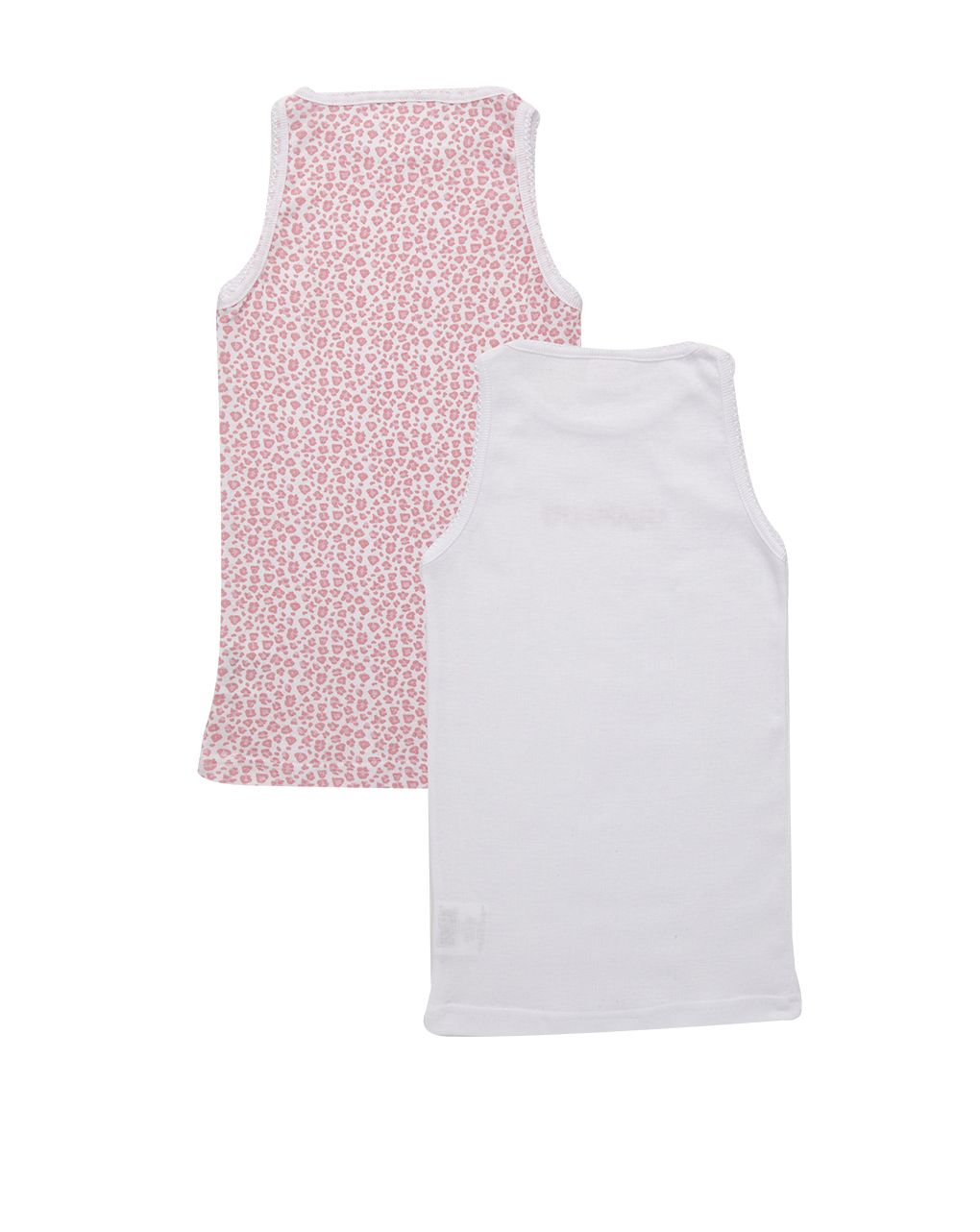 παιδικά φανελάκια με καρδούλες πακέτο x2 για κορίτσι - Prénatal