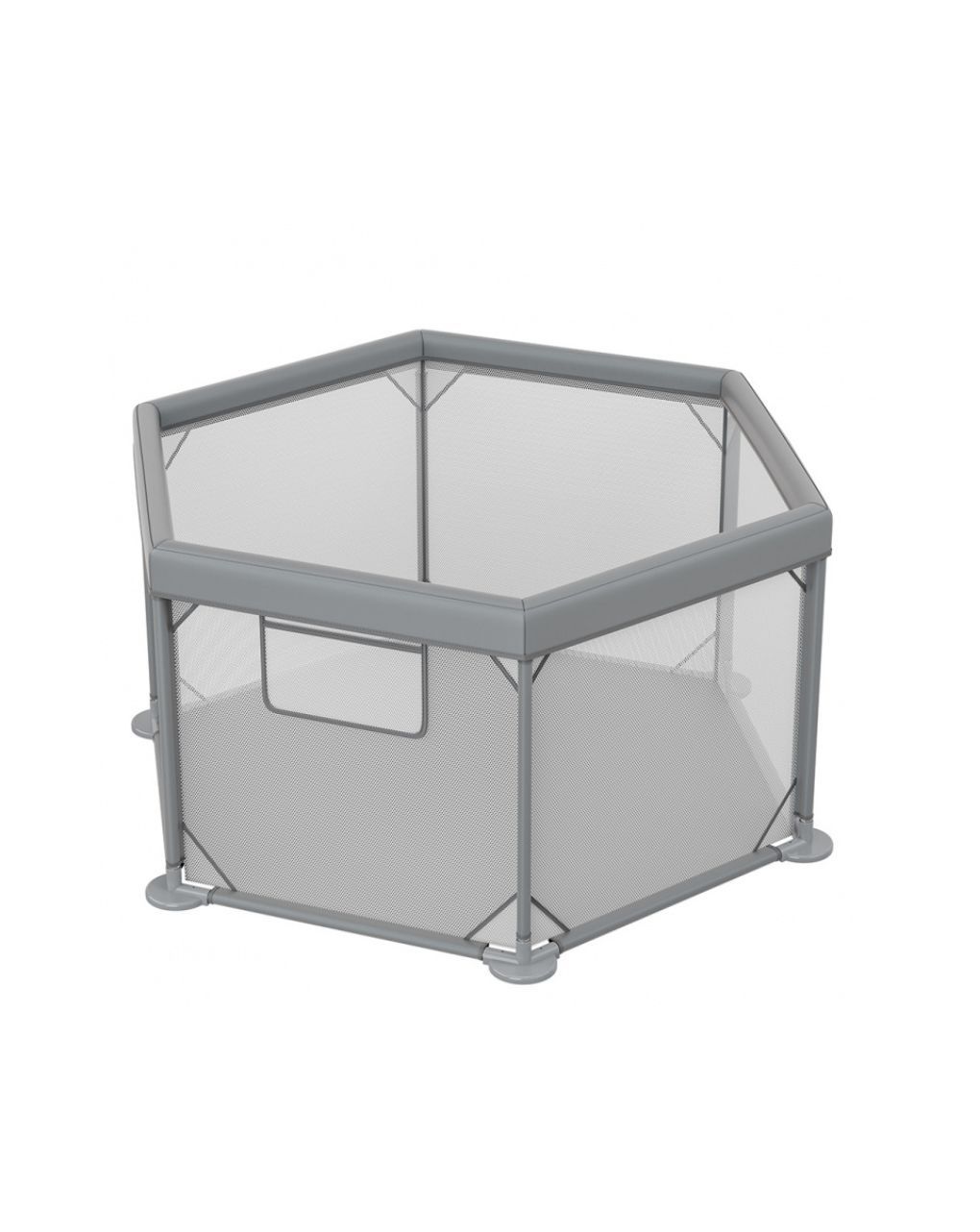 Bebe stars παρκοκρέβατο πολύγωνο nestilo grey 889-100 - Bebe Stars