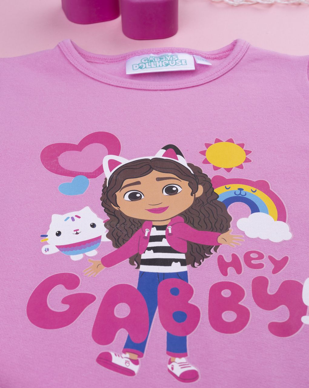 παιδική πιτζάμα φούξια gabby για κορίτσι - Prénatal