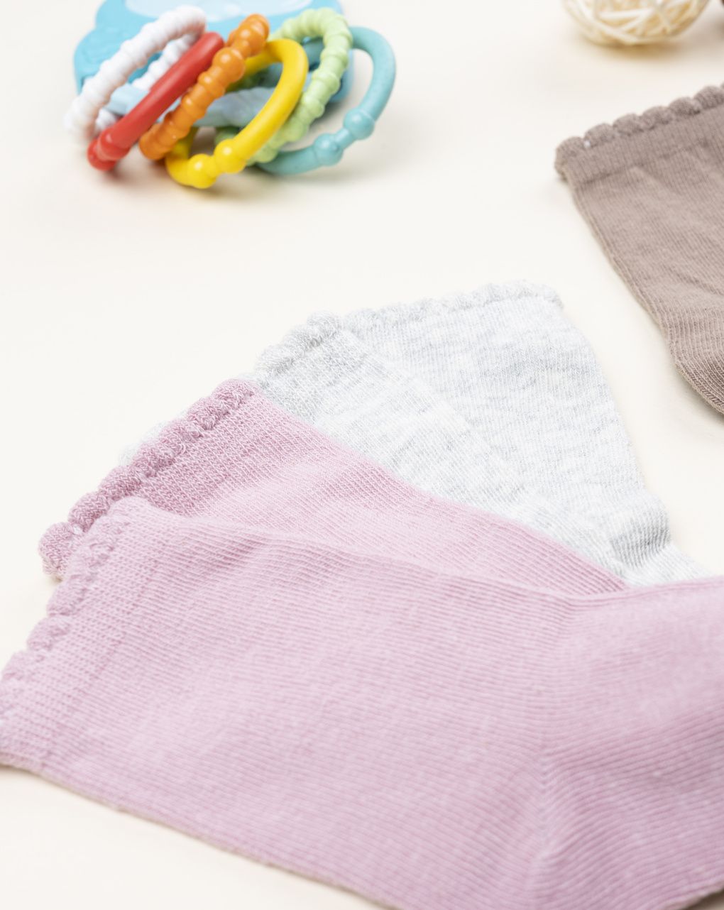 βρεφικά καλτσάκια πακέτο x4 autumn για κορίτσι - Prénatal