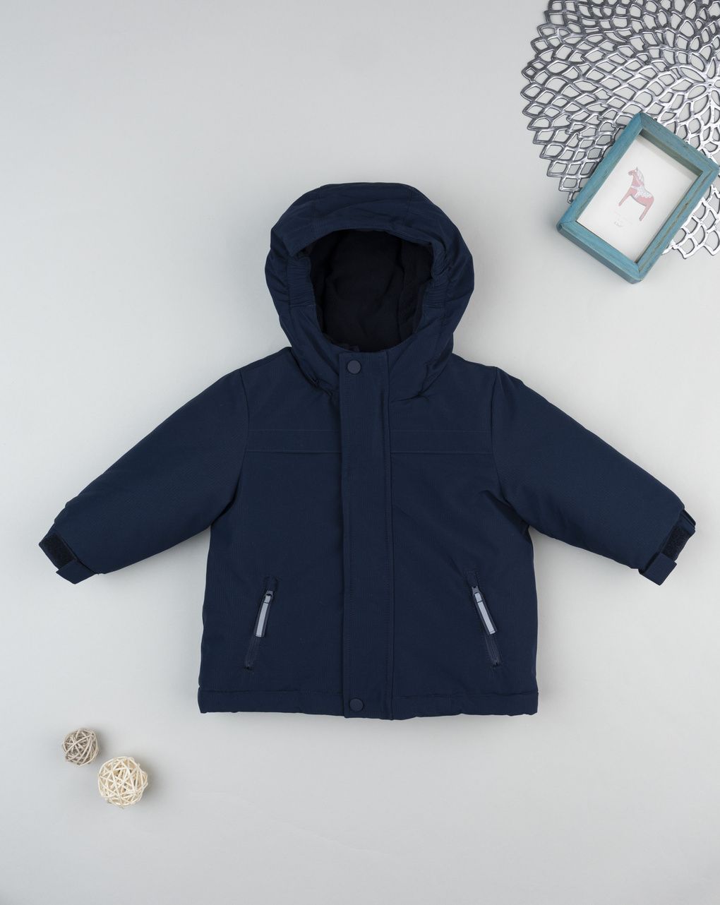 βρεφικό μπουφάν μπλε για αγόρι - Prénatal