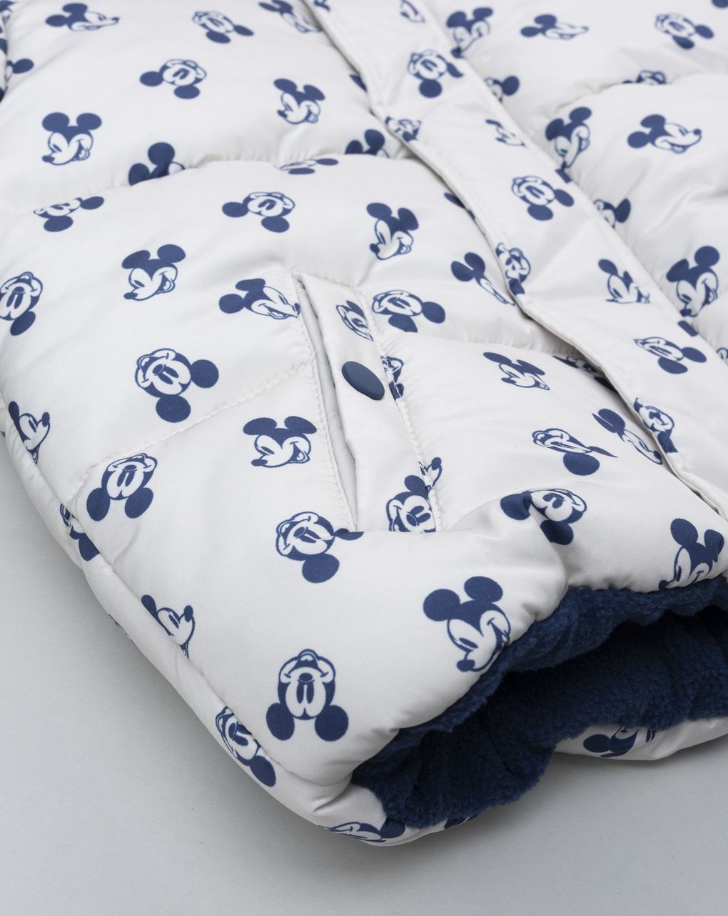 βρεφικό μπουφάν puffer λευκό mickey για αγόρι - Prénatal