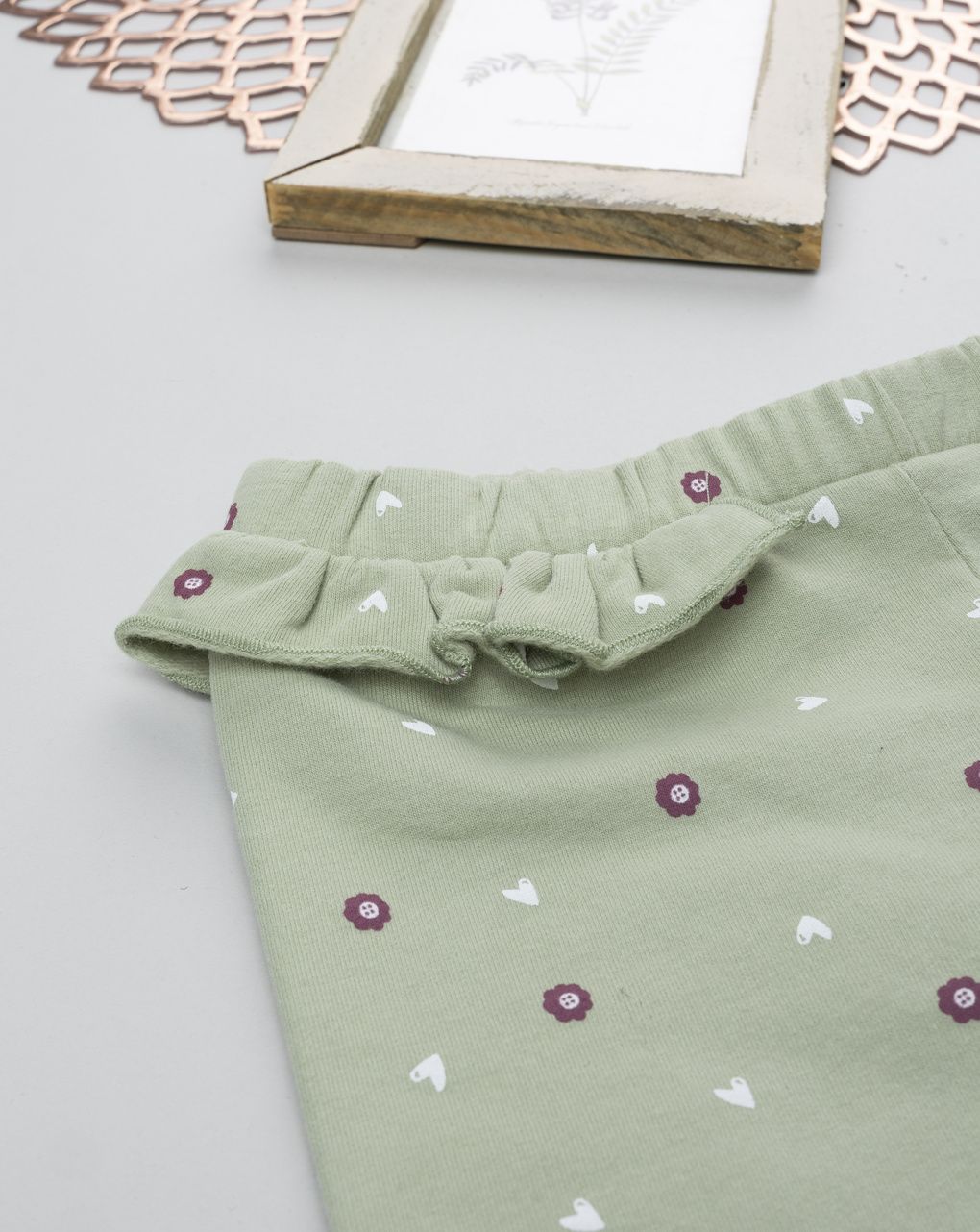 παιδικό κολάν μέντα φλοράλ για κορίτσι - Prénatal