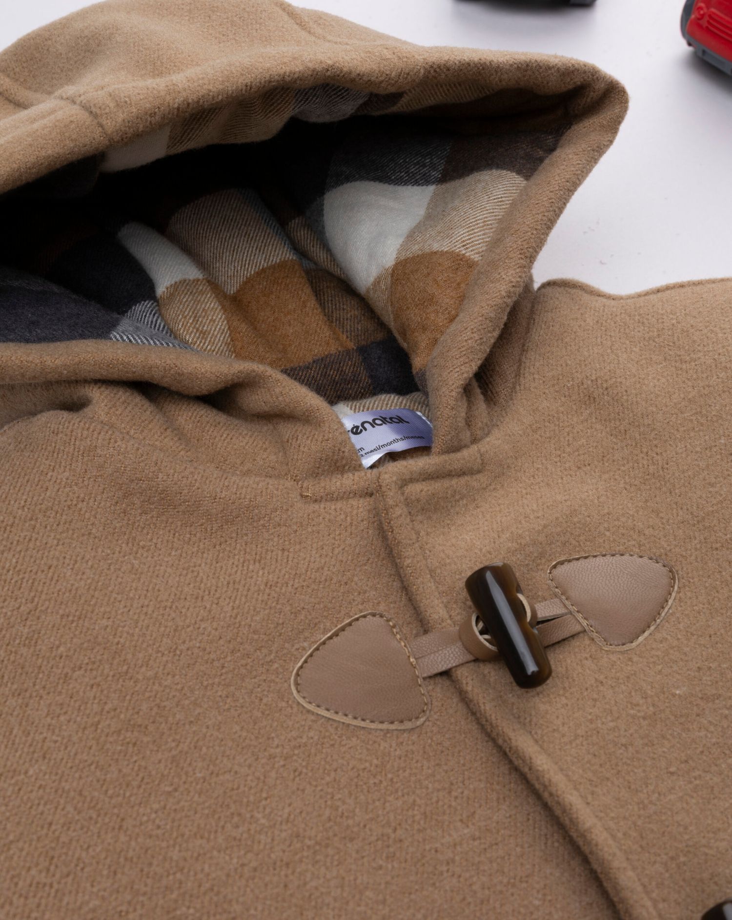 βρεφικό παλτό montgomery καφέ για αγόρι - Prénatal