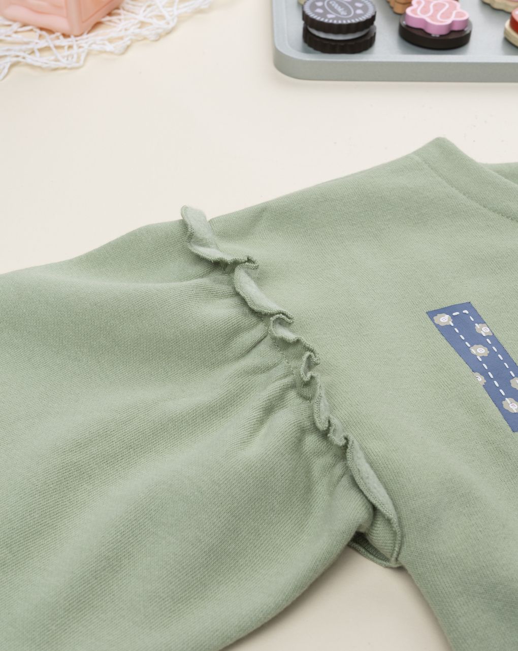 παιδική ζακέτα φούτερ φιστικί love για κορίτσι - Prénatal