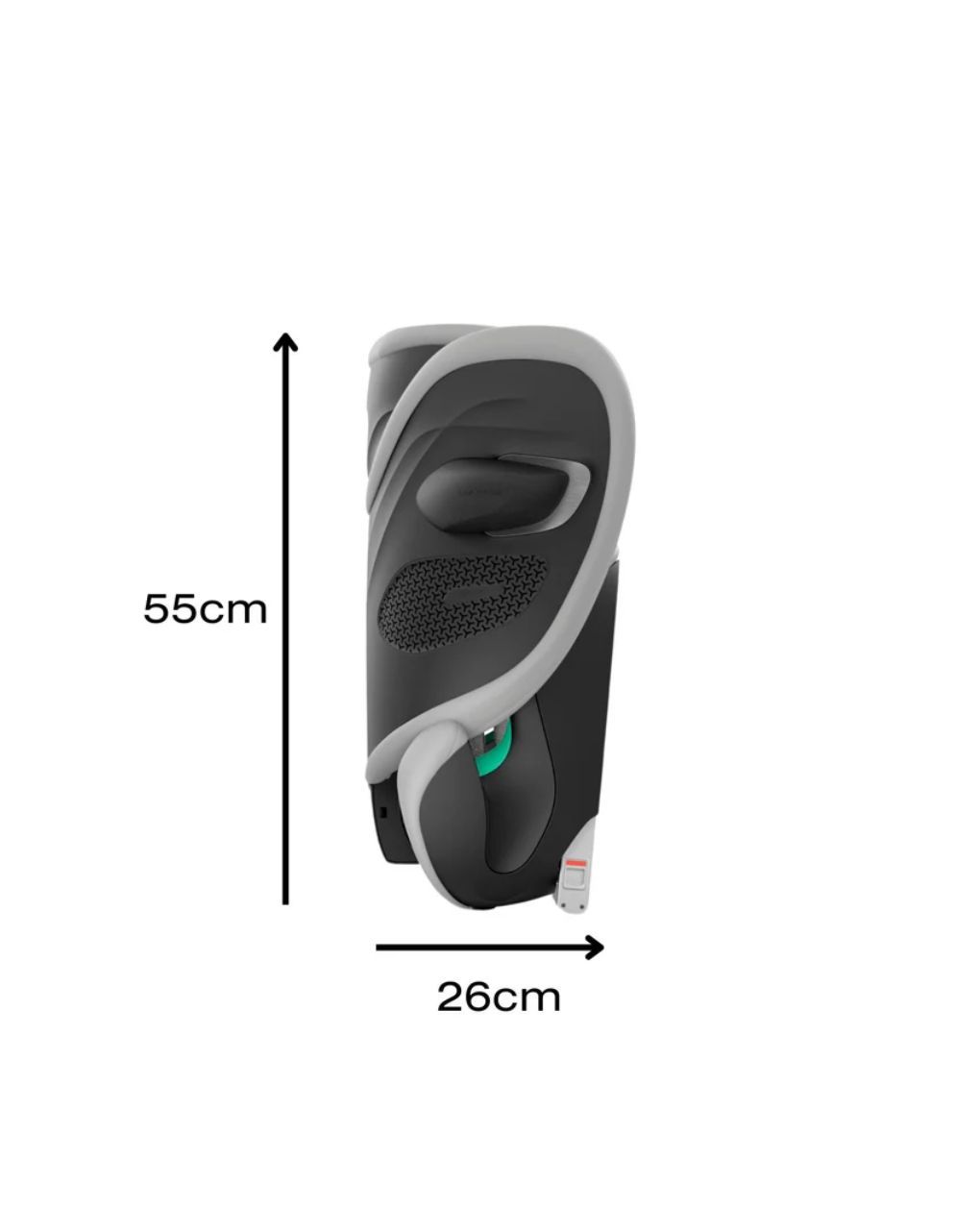 Cybex κάθισμα αυτοκινήτου solution g2 i-fix plus (100-150cm) stone grey - Cybex