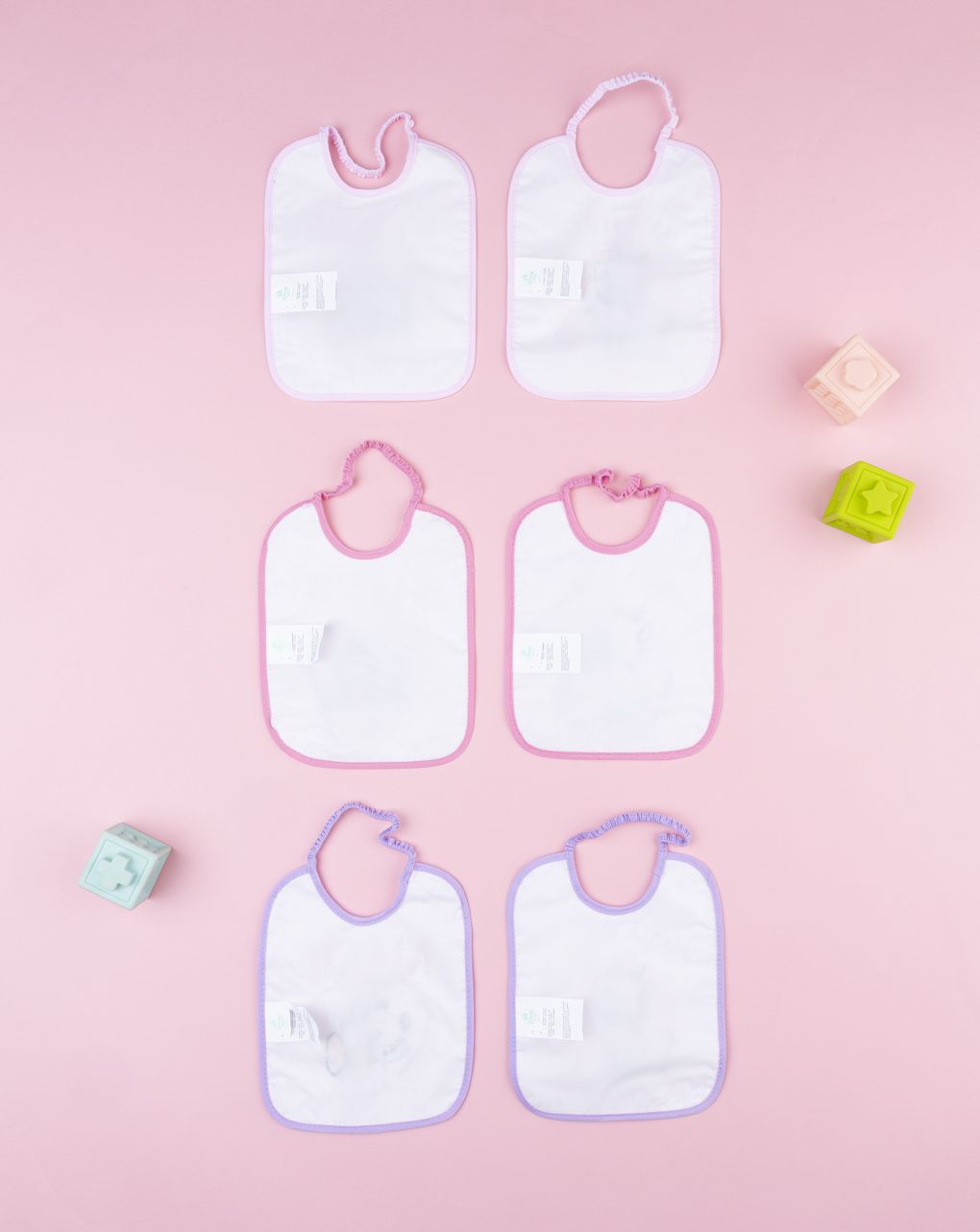 βρεφικές σαλιάρες πακέτο x6 marie για κορίτσι - Prénatal