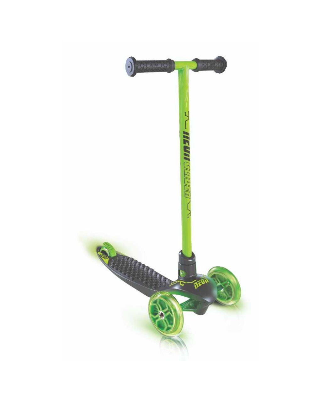 Yvolution πατίνι με 3 τροχούς neon glider led green 53.100965