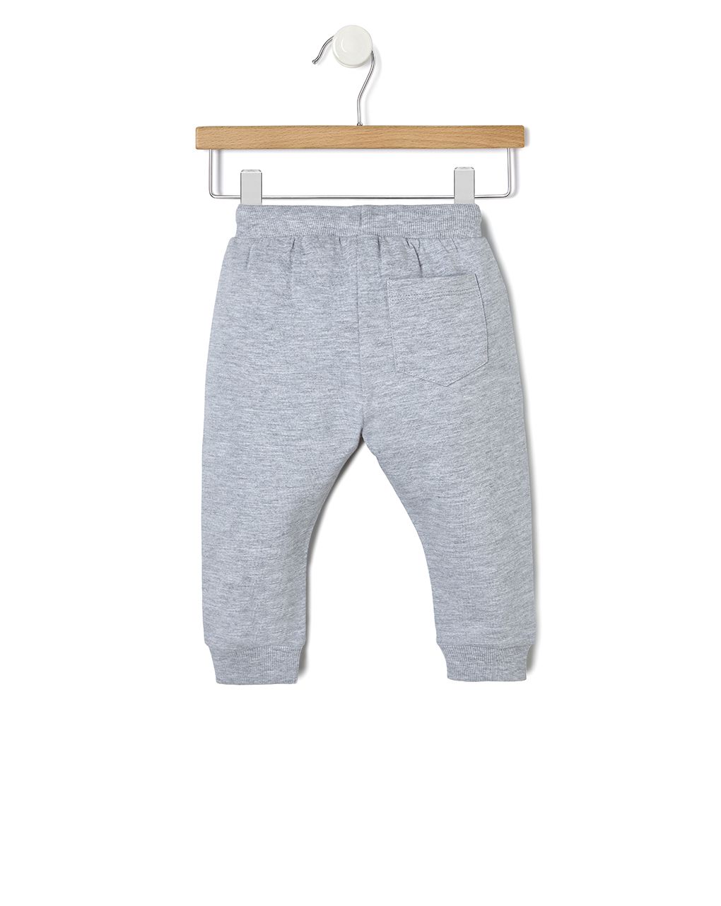 βρεφική πιτζάμα χακί/γκρι με τερατάκι για αγόρι - Prénatal