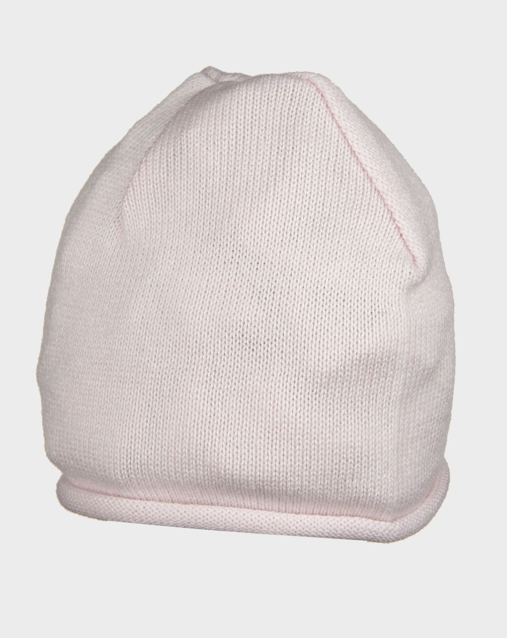 βρεφικό σκουφάκι βαμβακερό ροζ για κορίτσι