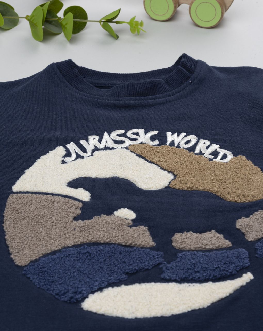 παιδική μπλούζα φούτερ μπλε jurassic world για αγόρι - Prénatal