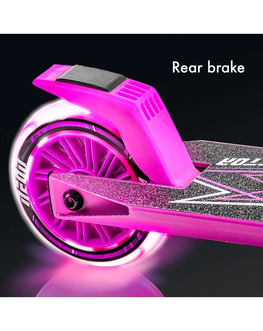 Yvolution πατίνι με 2 τροχούς neon vector ροζ 53.nt05p2 - Yvolution