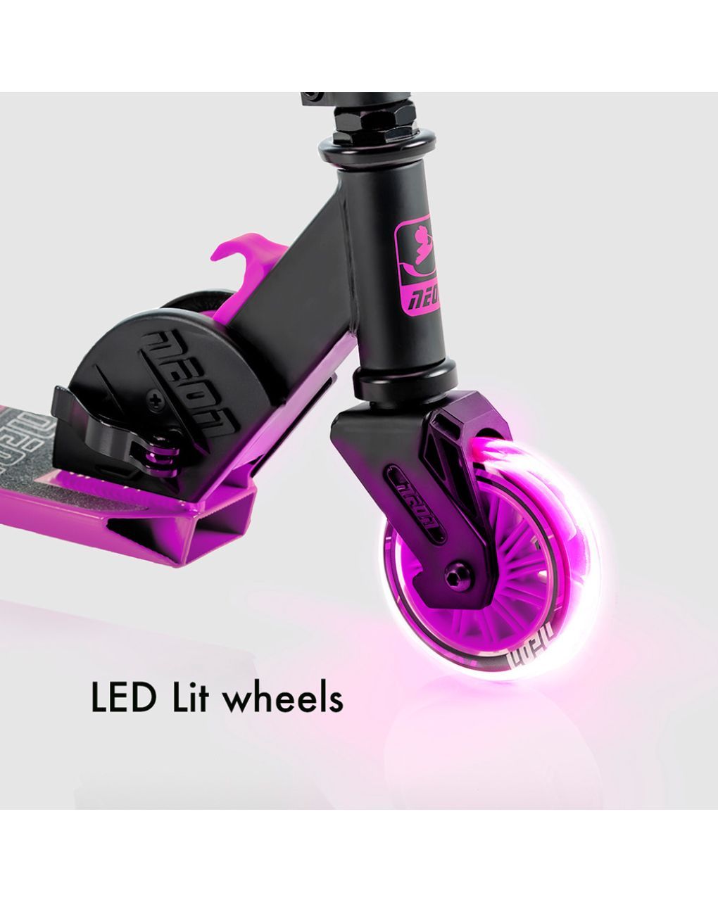 Yvolution πατίνι με 2 τροχούς neon vector ροζ 53.nt05p2 - Yvolution