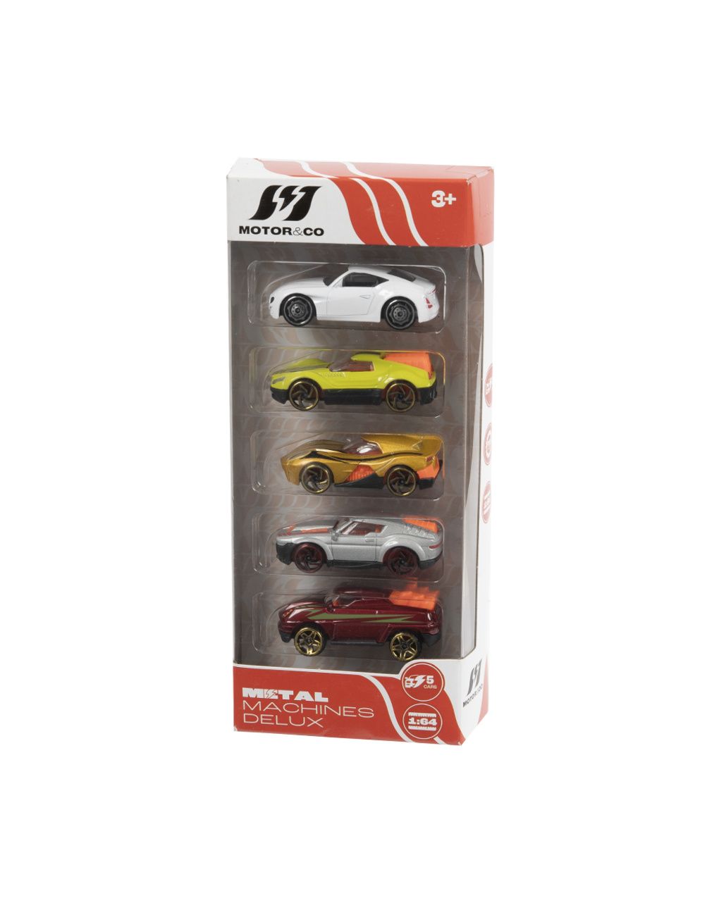 Motor & co σετ 5 μεταλλικά αυτοκινητάκια (διάφορα σχέδια)