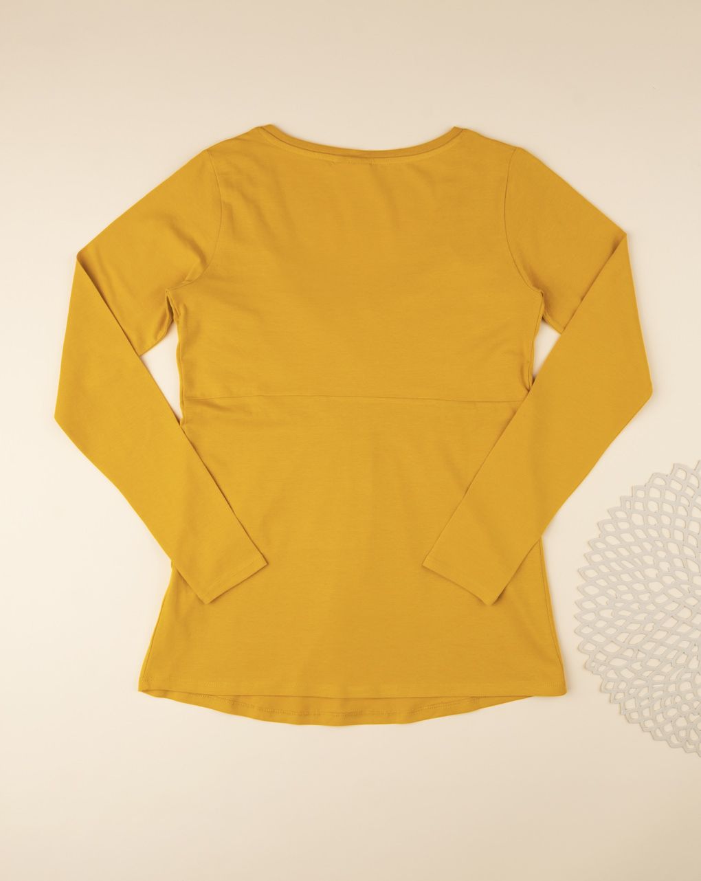 γυναικεία μπλούζα εγκυμοσύνης/θηλασμού μουσταρδί - Prénatal