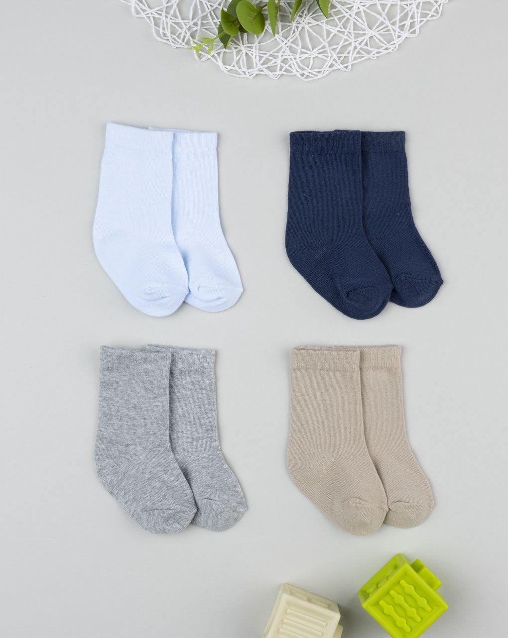 βρεφικά καλτσάκια πακέτο x4 autumn για αγόρι - Prénatal