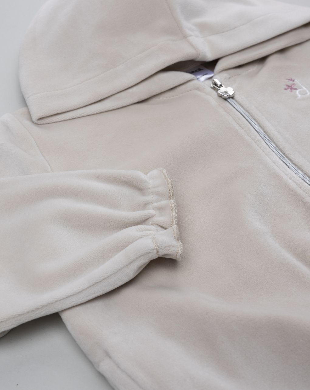 βρεφική ζακέτα σενίλ μπεζ dear για κορίτσι - Prénatal