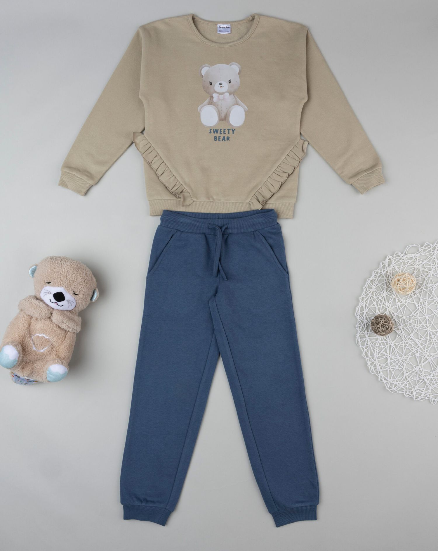 παιδικό μπουφάν puffer χρυσό για κορίτσι - Prénatal