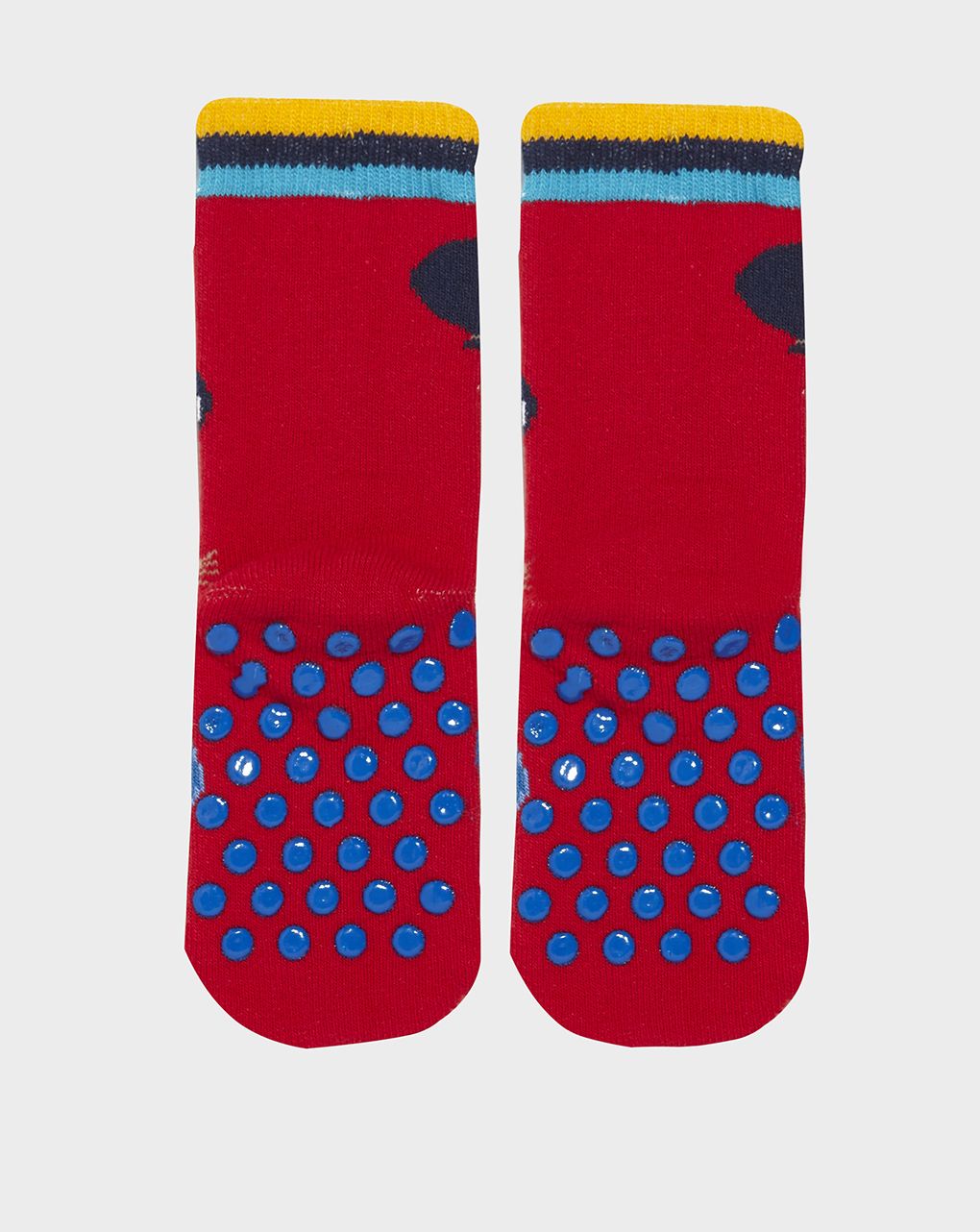 βρεφικές αντιολισθητικές κάλτσες με ιπποπόταμο για αγόρι - Prénatal