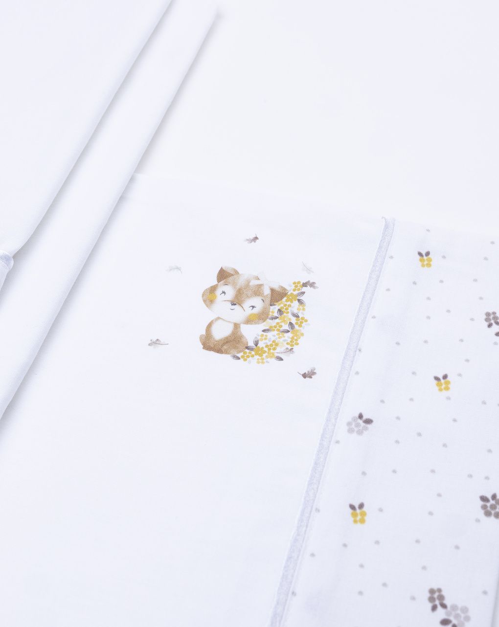 βρεφικό σετ για λίκνο/πορτ-μπεμπέ με αλεπού για κορίτσι - Prénatal