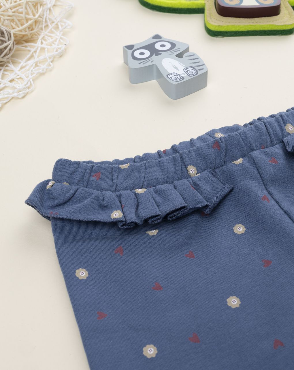 παιδικό κολάν μπλε φλοράλ για κορίτσι - Prénatal