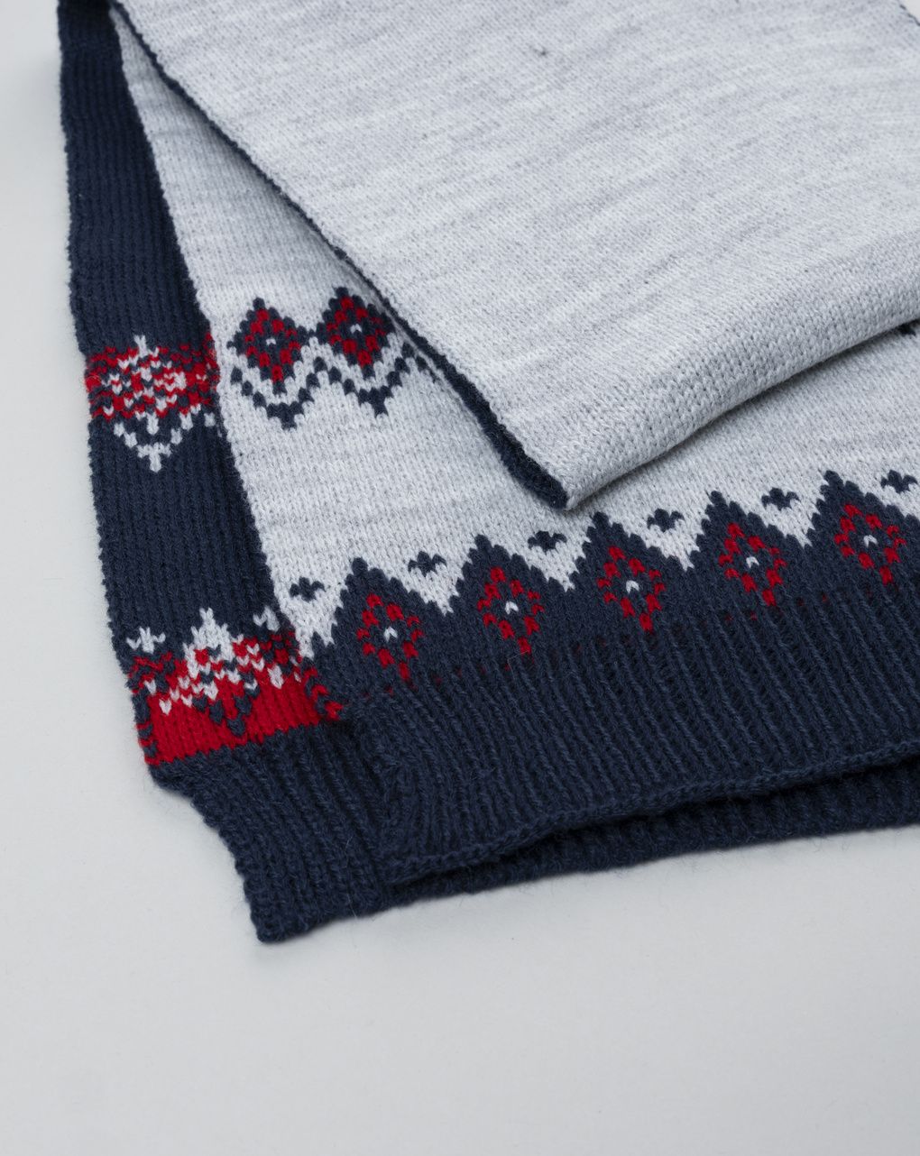 παιδικό κασκόλ γκρι/μπλε για αγόρι - Prénatal