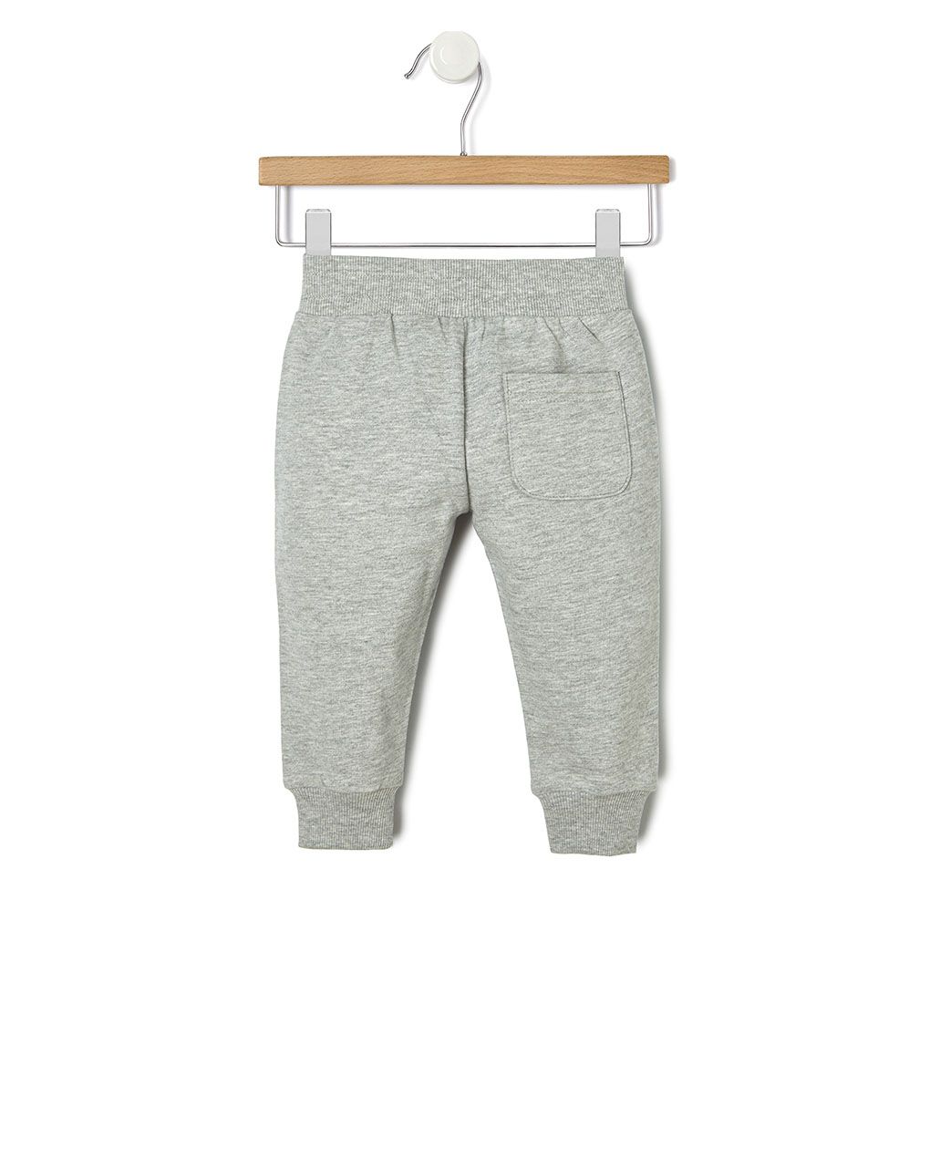 βρεφικό παντελόνι φούτερ γκρι με γατάκι για κορίτσι - Prénatal