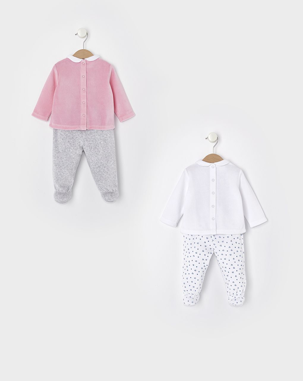 βρεφικά σετ σενίλ πακέτο x2 με ζωάκια για κορίτσι - Prénatal