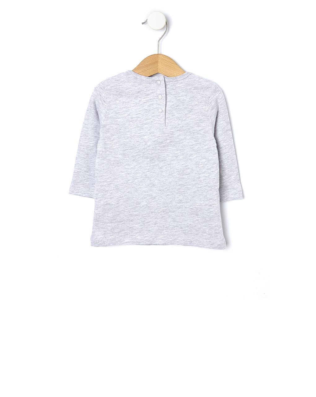 βρεφική μπλούζα γκρι με μονόκερο για κορίτσι - Prénatal