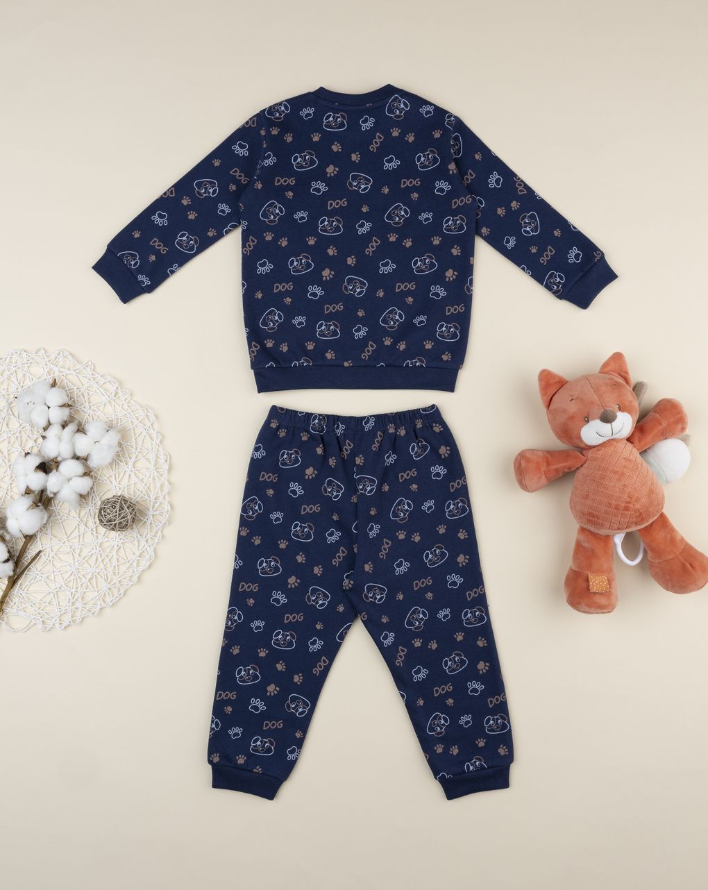 βρεφική πιτζάμα μπλε dog για αγόρι - Prénatal