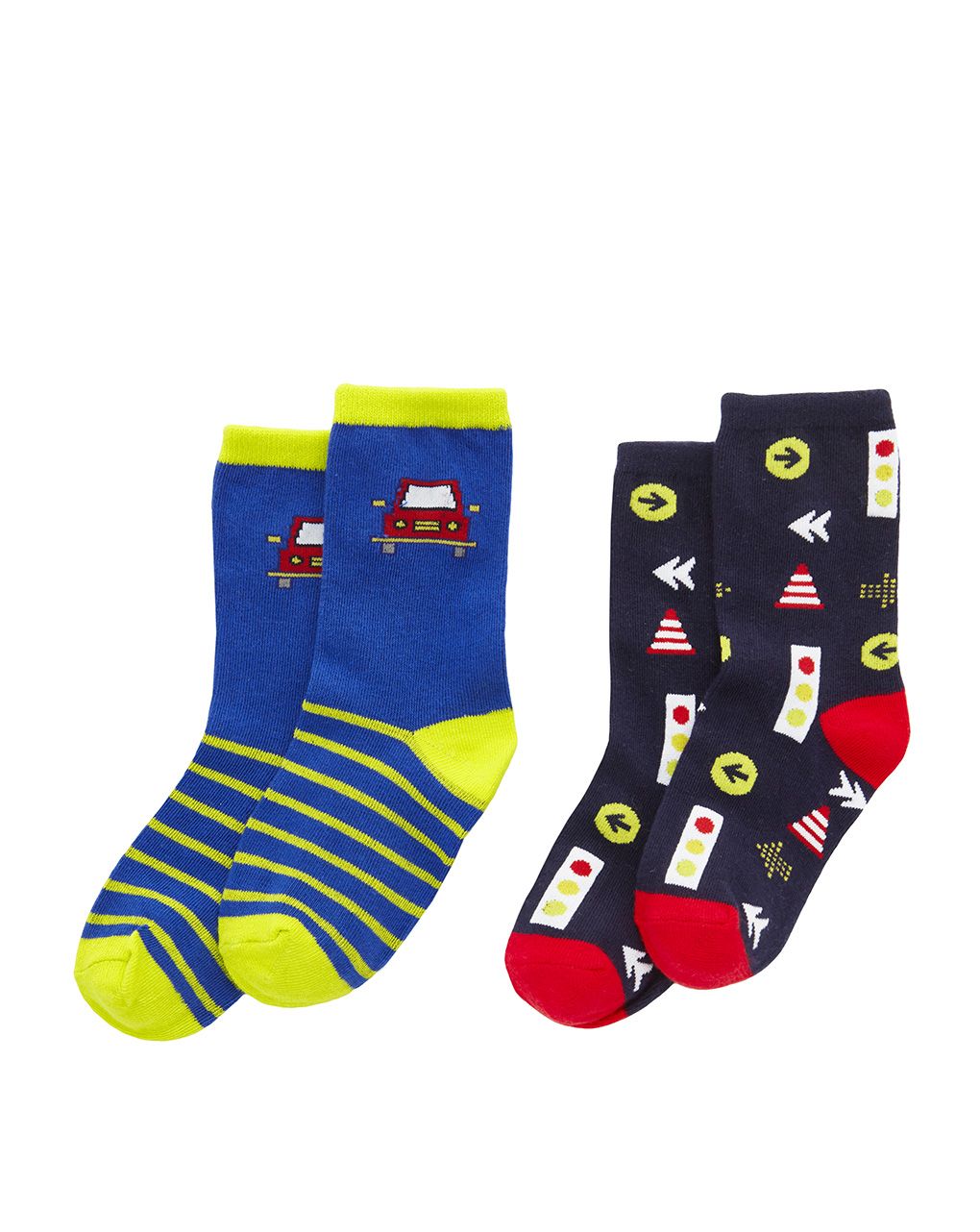 παιδικές κάλτσες road πακέτο x2 για αγόρι - Prénatal