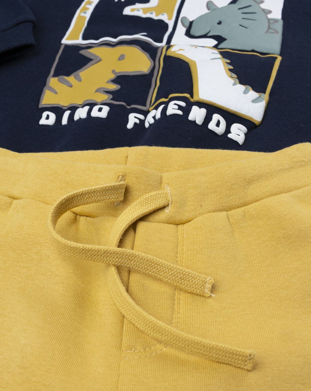 βρεφικό σετ μπλούζα φούτερ και φόρμα dino friends για αγόρι - Prénatal