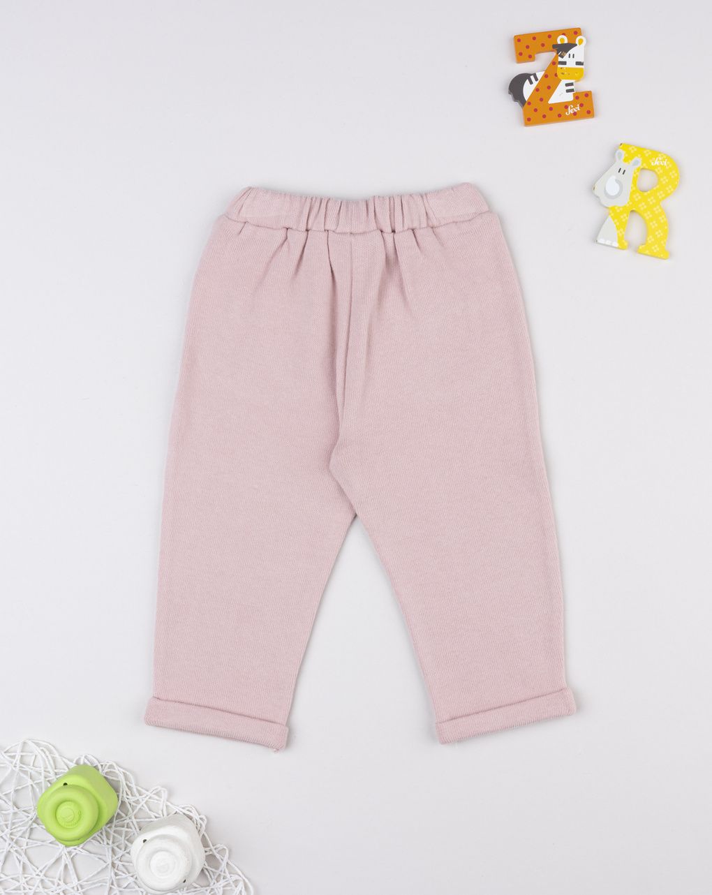 βρεφικό παντελόνι φόρμας ροζ με τσέπες για κορίτσι - Prénatal