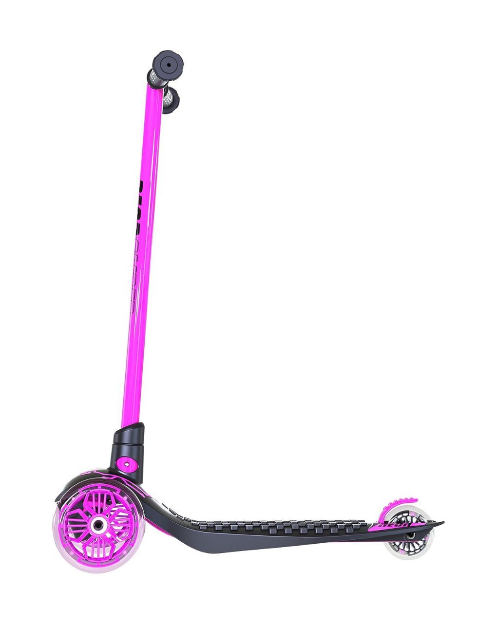 Yvolution πατίνι με 3 τροχούς neon glider led ροζ 53.100966 - Yvolution