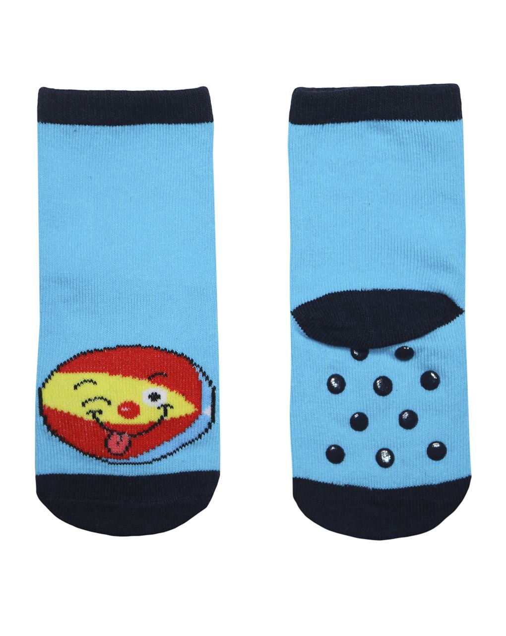 βρεφικές αντιολισθητικές κάλτσες με μπάλα για αγόρι