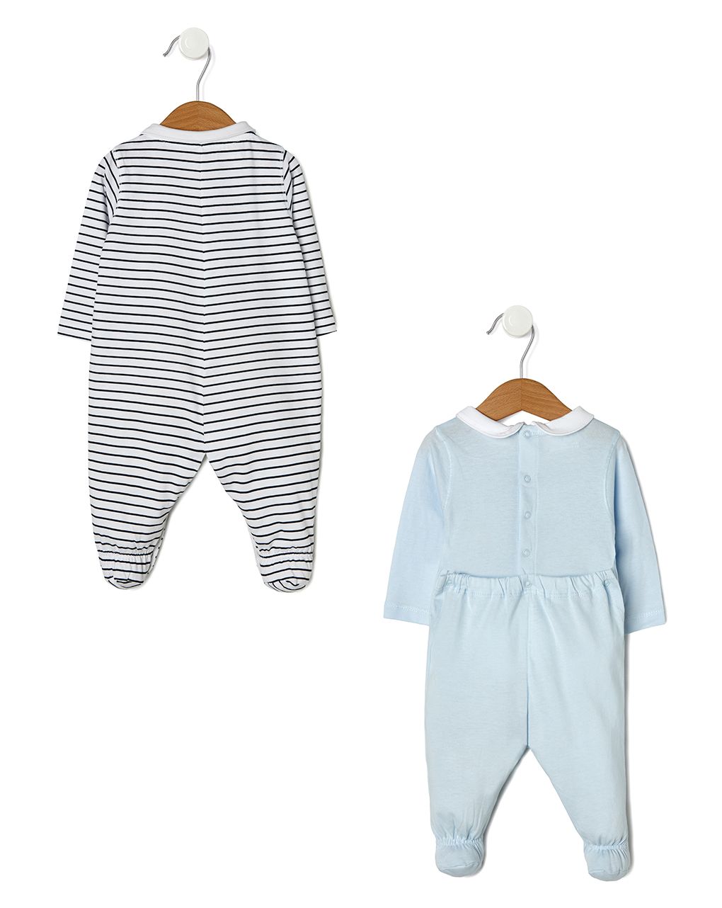 βρεφικά φορμάκια πακέτο x2 ριγέ/αρκουδάκια για αγόρι - Prénatal