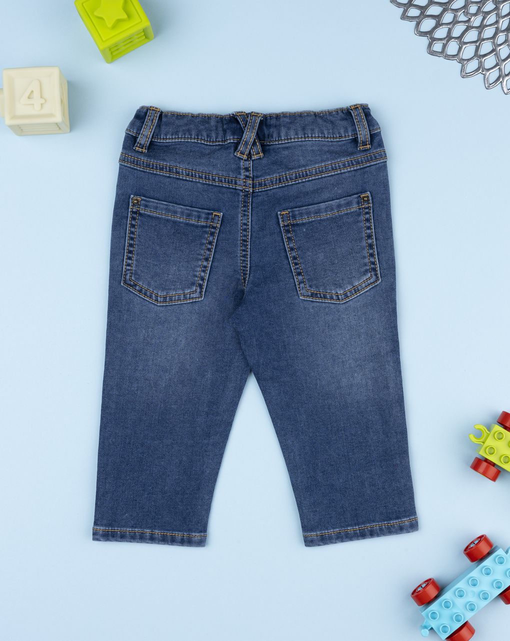 βρεφικό τζιν παντελόνι με αρκουδάκια για αγόρι - Prénatal