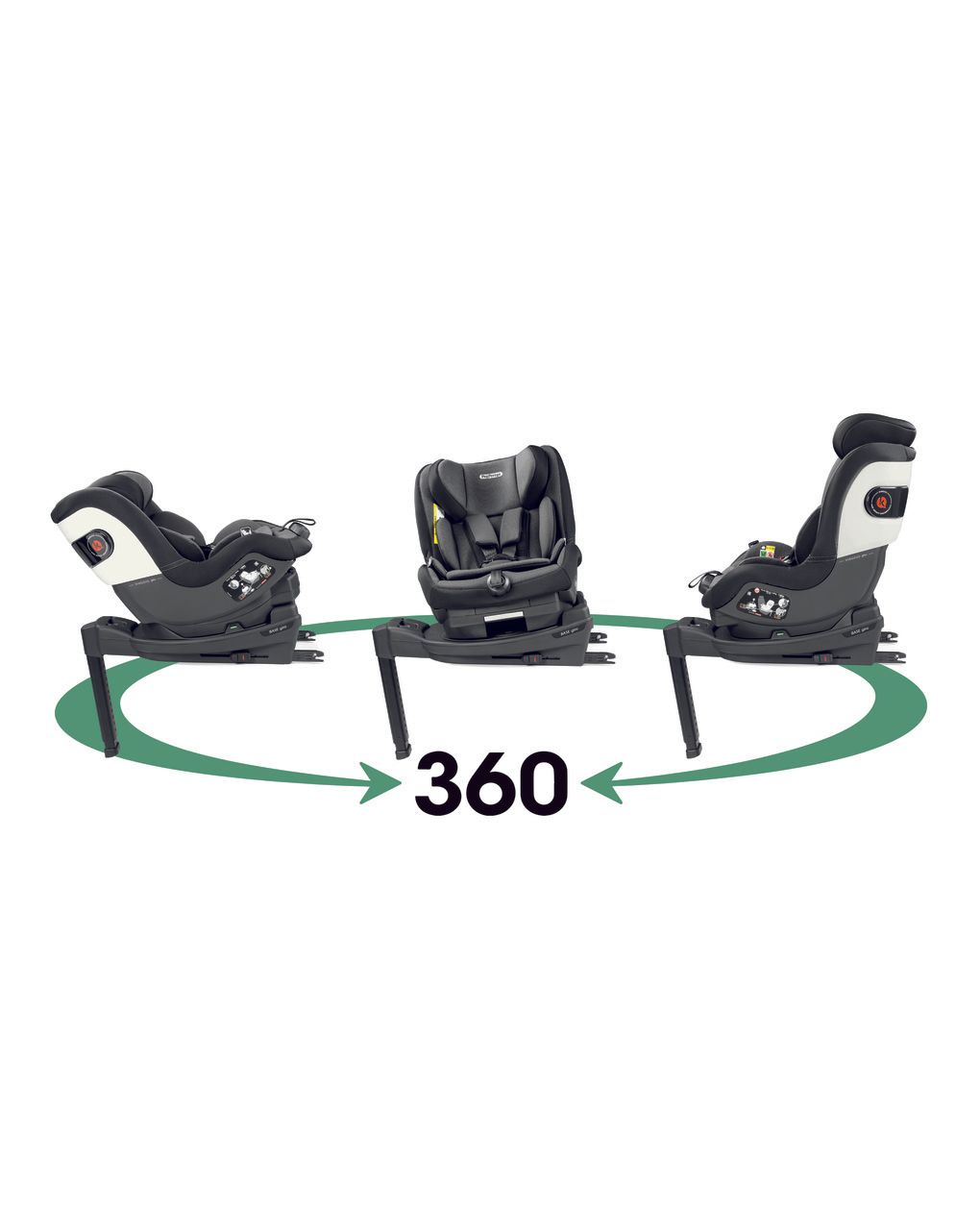 Peg perego κάθισμα αυτοκινήτου  travel giro i-size (61-105cm) crystal black - Peg-Pérego