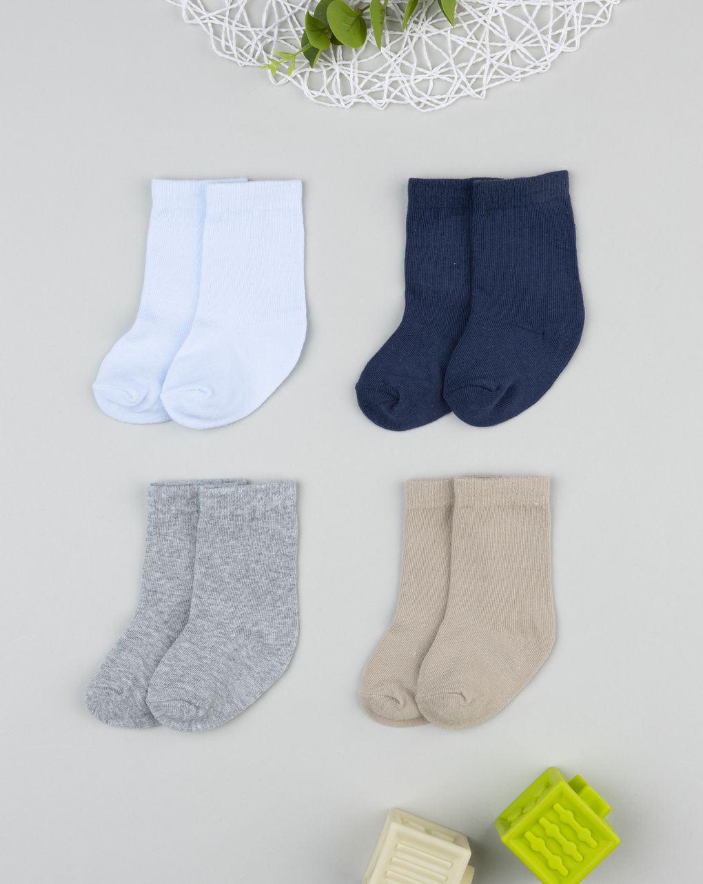 βρεφικά καλτσάκια πακέτο x4 autumn για αγόρι