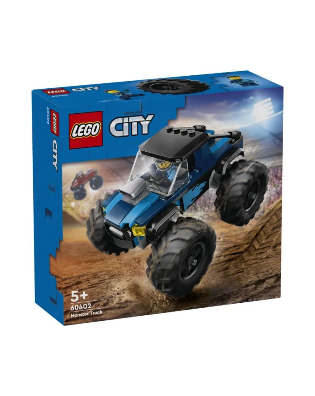 Lego city blue monster truck 60402