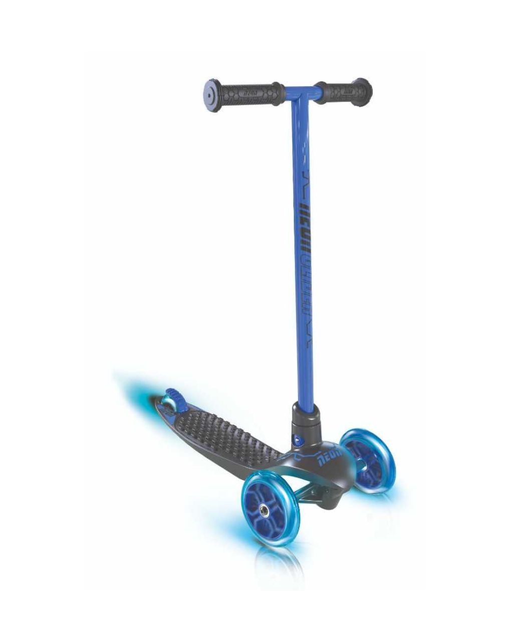 Yvolution πατίνι με 3 τροχούς neon glider led μπλε 53.100964